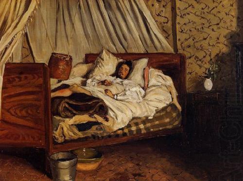 Monet after His Accident at the Inn of Chailly, Frederic Bazille